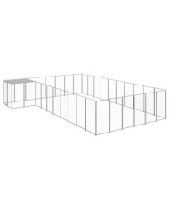 Chenil Argenté 19,36 m² Acier | Mobilier & Déco