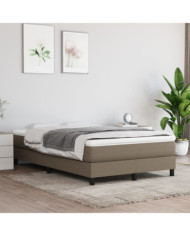 Matelas de lit à ressorts ensachés Taupe 120x200x20 cm Tissu | Mobilier & Déco