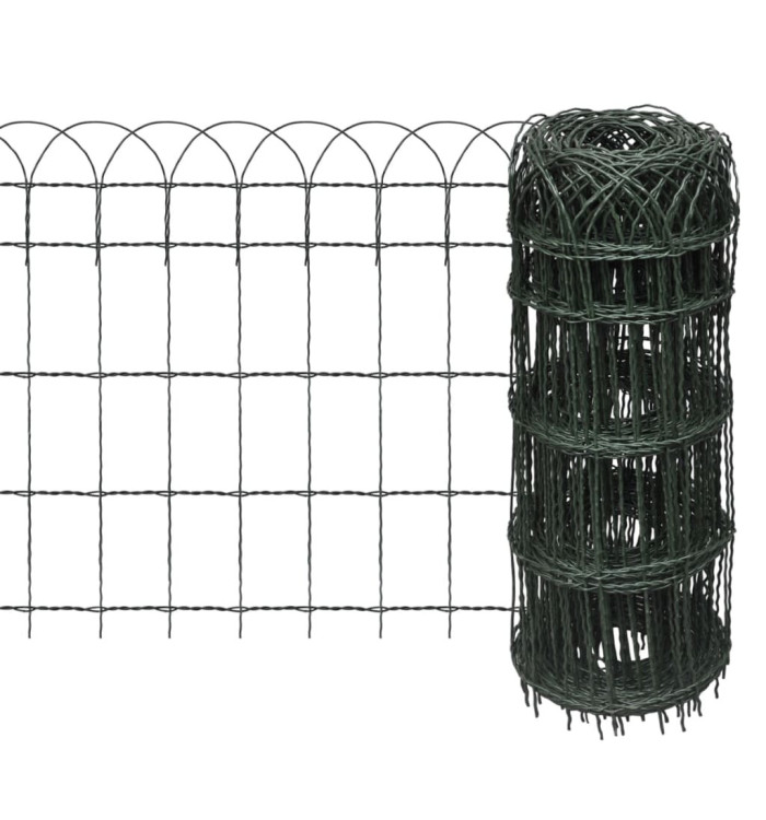 Bordure de pelouse Fer enduit de poudre 10x0,65 m | Mobilier & Déco