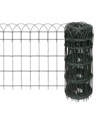Bordure de pelouse Fer enduit de poudre 10x0,65 m | Mobilier & Déco