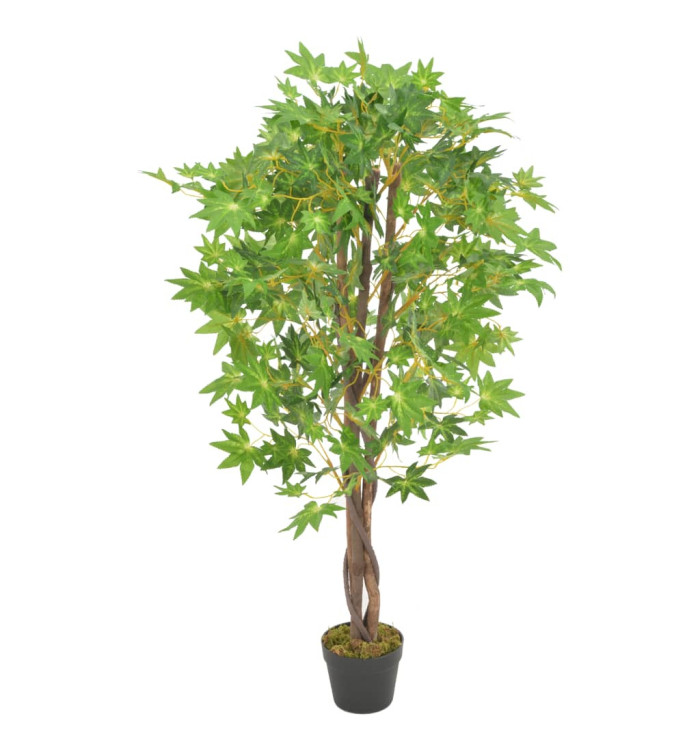 Plante artificielle d'érable avec pot Vert 120 cm | Mobilier & Déco