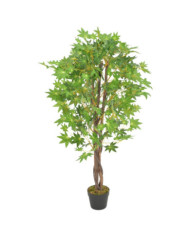 Plante artificielle d'érable avec pot Vert 120 cm | Mobilier & Déco