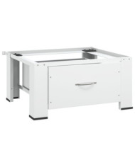 Socle pour machine à laver avec tiroir Blanc | Mobilier & Déco