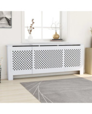 Cache-radiateur MDF Blanc 205 cm | Mobilier & Déco