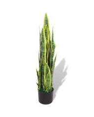 Plante artificielle avec pot Sansevière 90 cm Vert | Mobilier & Déco