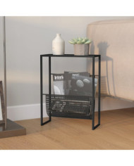 Porte-revue Noir 35x15x45 cm Acier | Mobilier & Déco