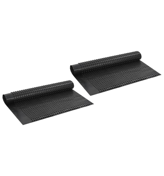 Feuilles de drainage à fossettes 2 pcs PEHD 400 g/m² 1 x 20 m | Mobilier & Déco