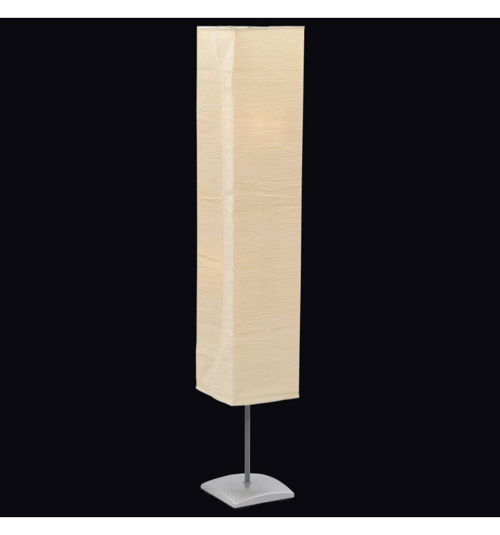 Lampadaire avec support en acier 135 cm Beige | Mobilier & Déco