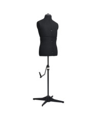Mannequin de couture ajustable pour homme Noir Taille 37-45 | Mobilier & Déco