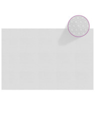 Film solaire de piscine flottant PE 300x200 cm Gris | Mobilier & Déco
