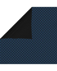 Film solaire de piscine flottant PE 975x488 cm Noir et bleu | Mobilier & Déco