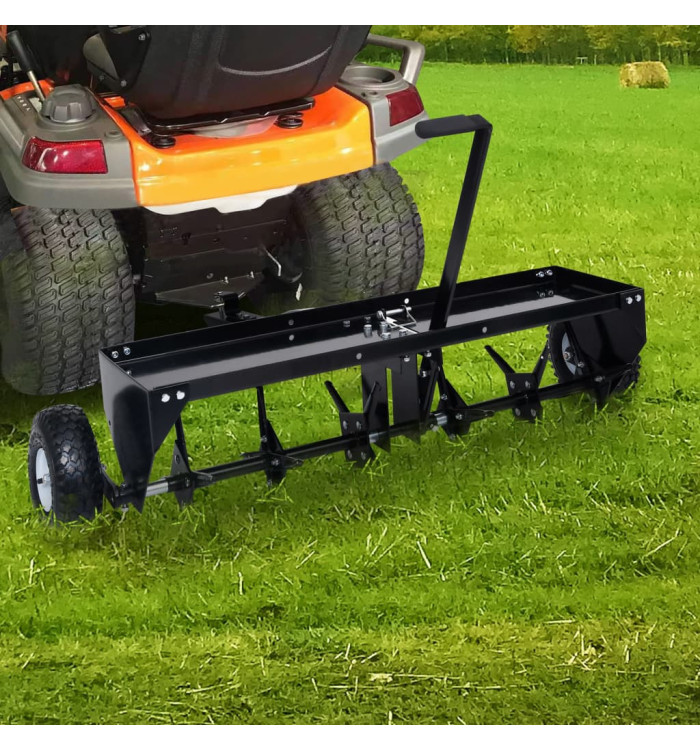 Aérateur de pelouse pour tondeuse autoportée 102 cm | Mobilier & Déco