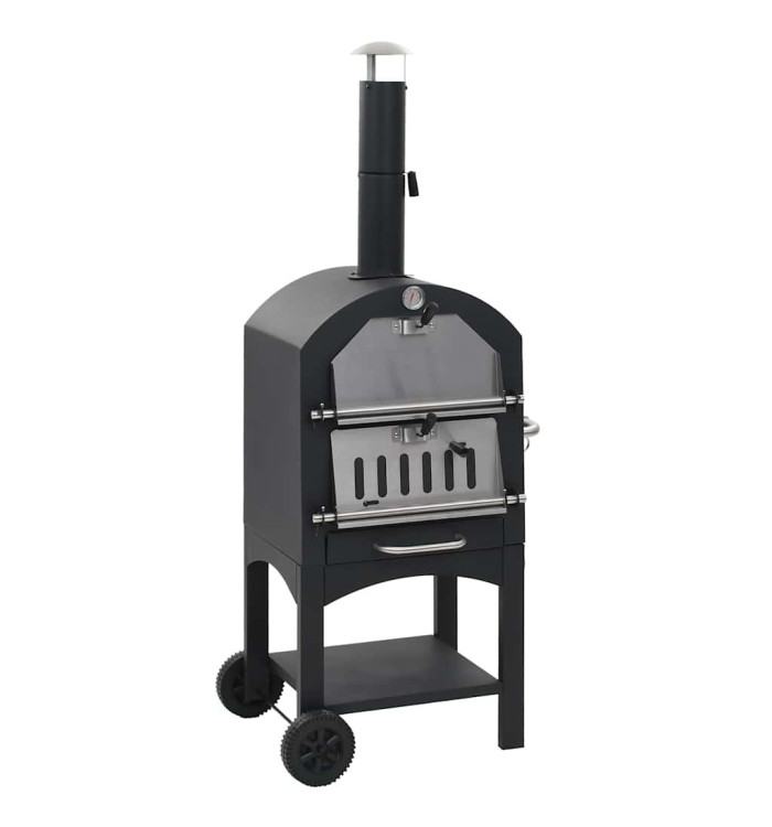 Four à pizza d'extérieur au charbon Pierre d'argile réfractaire | Mobilier & Déco