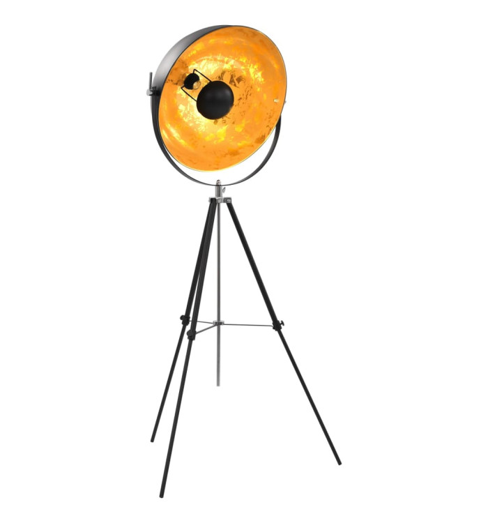 Lampadaire E27 Noir et doré 51 cm | Mobilier & Déco