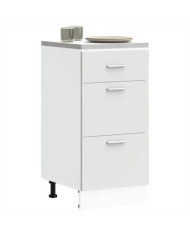 Armoire de plancher "Lyon" blanc 40x46x81,5 cm | Mobilier & Déco