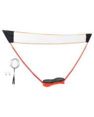 Set de Badminton avec 2 raquettes, filet et coffret rangement | Mobilier & Déco