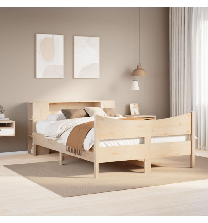 Cadre de lit sans matelas 160x200 cm bois massif de pin | Mobilier & Déco