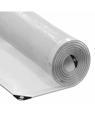 Bâche transparente avec œillets 6x12 m polyéthylène | Mobilier & Déco