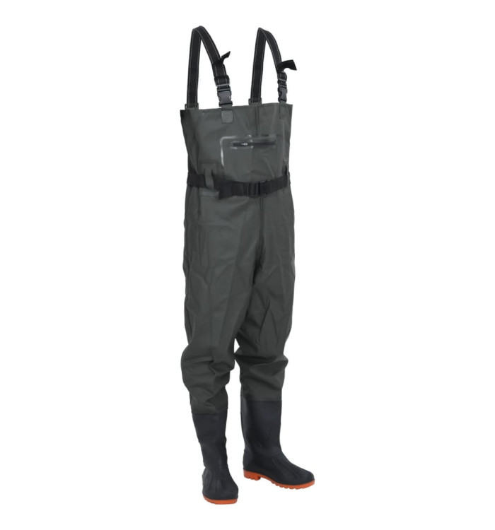 Cuissardes avec bottes et ceinture vert foncé taille 42 | Mobilier & Déco