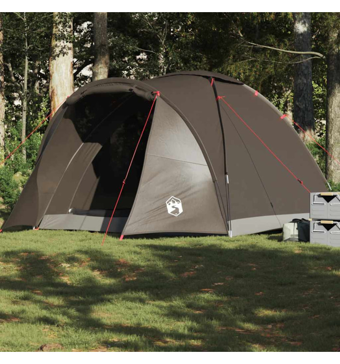 Tente de pêche 2 personnes marron imperméable | Mobilier & Déco