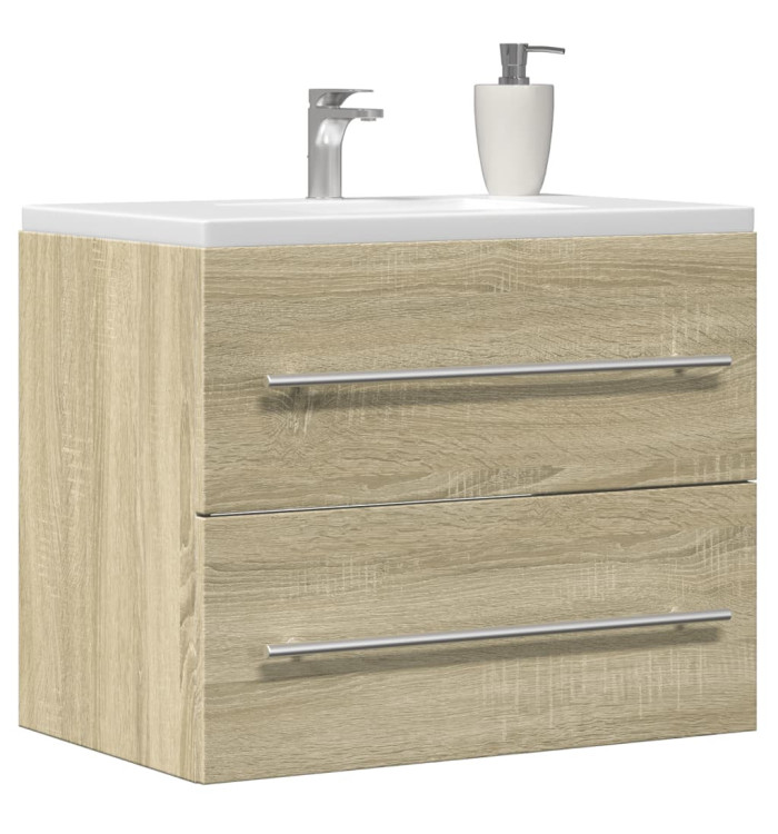 Armoire d'évier Chêne sonoma 60x38,5x48 cm Aggloméré | Mobilier & Déco
