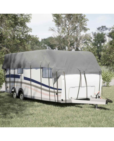 Housse de toit de caravane gris 800x300 cm tissu non tissé | Mobilier & Déco
