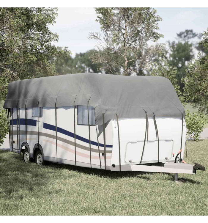 Housse de toit de caravane gris 800x300 cm tissu non tissé | Mobilier & Déco