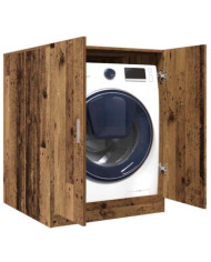 Meuble pour machine à laver vieux bois 70,5x71,5x91,5 cm | Mobilier & Déco