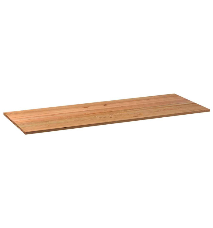 Dessus de table marron clair bois chêne massif rectangulaire | Mobilier & Déco