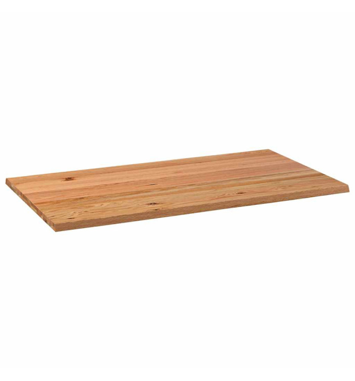 Dessus de table marron clair bois chêne massif rectangulaire | Mobilier & Déco