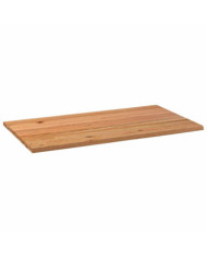 Dessus de table marron clair bois chêne massif rectangulaire | Mobilier & Déco