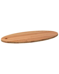 Dessus de table 180x90x4 cm bois de chêne massif ovale | Mobilier & Déco