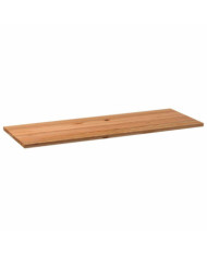 Dessus de table marron clair bois chêne massif rectangulaire | Mobilier & Déco