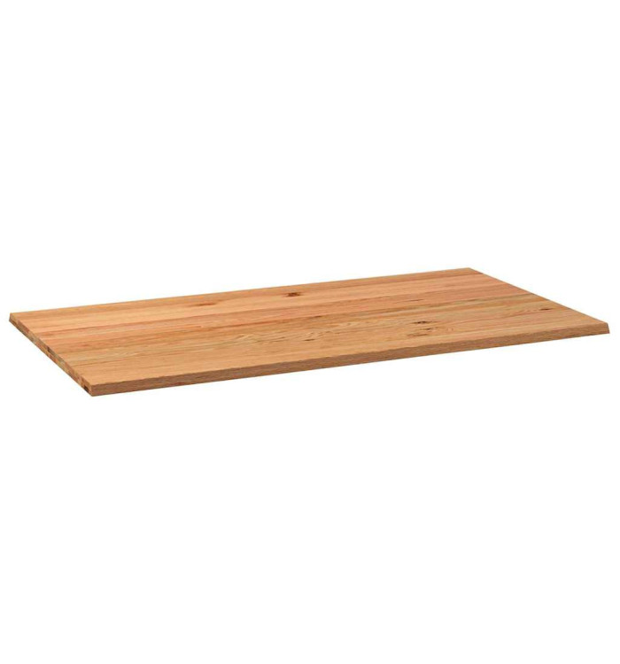 Dessus de table marron clair bois chêne massif rectangulaire | Mobilier & Déco