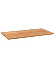 Dessus de table marron clair bois chêne massif rectangulaire | Mobilier & Déco