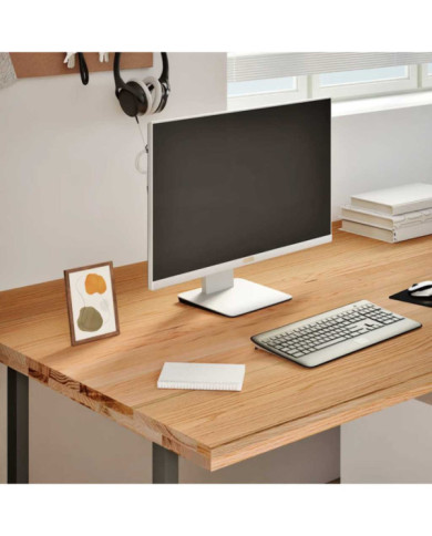 Dessus de bureau marron clair bois chêne massif rectangulaire | Mobilier & Déco