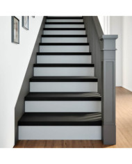 Marches d'escalier 8 pcs marron foncé 70x25x2 cm chêne massif | Mobilier & Déco