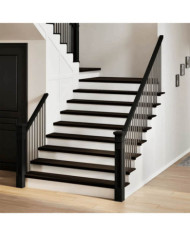 Marches d'escalier 2 pcs marron foncé 110x30x2 cm chêne massif | Mobilier & Déco