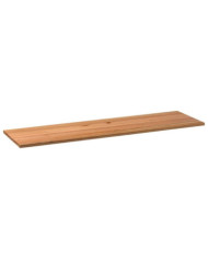 Dessus de table marron clair bois chêne massif rectangulaire | Mobilier & Déco