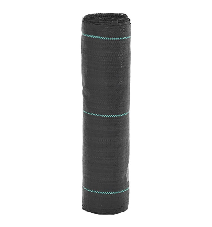 Membrane anti-mauvaises herbes noir 0,5x50 m PP | Mobilier & Déco