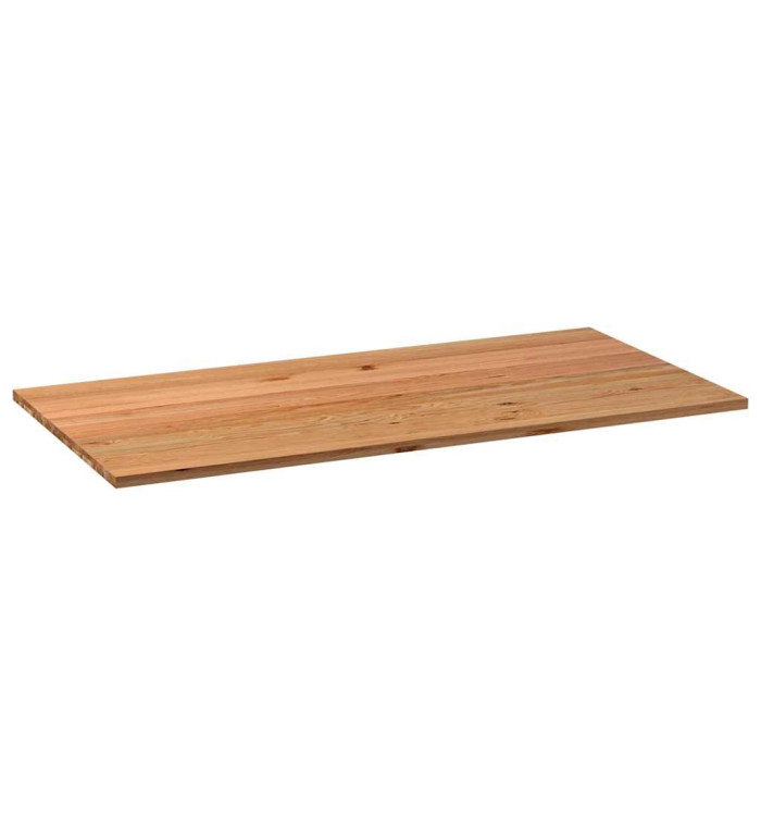Dessus de table marron clair bois chêne massif rectangulaire | Mobilier & Déco