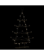 Arbre de Noël en métal pour décoration noir 140 cm | Mobilier & Déco