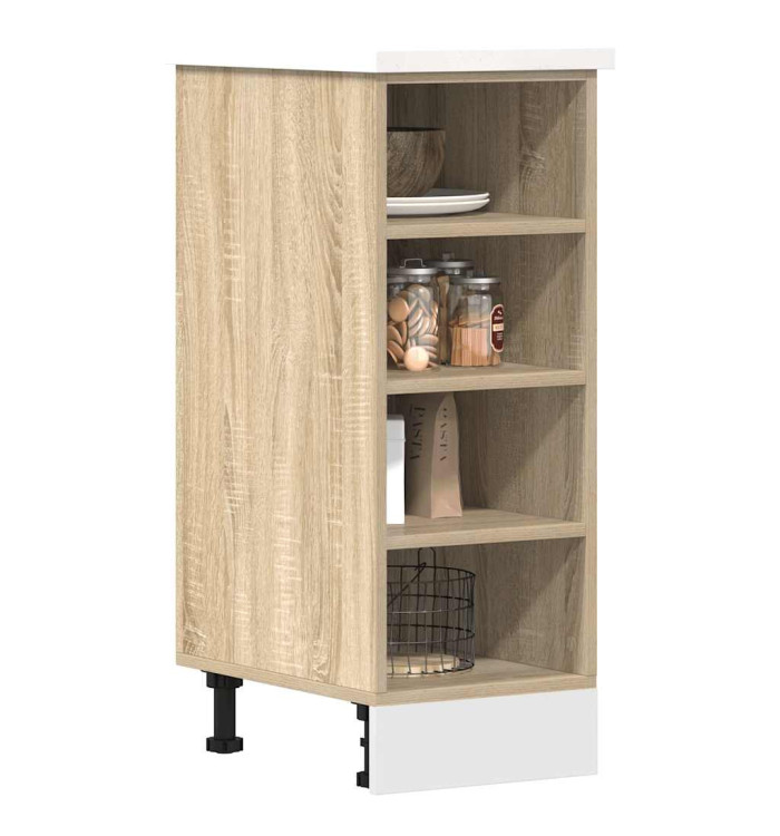 Armoire basse "Riga" chêne sonoma 30x44,5x81,5 cm | Mobilier & Déco