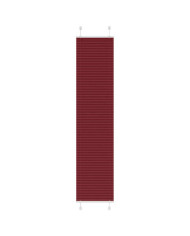 Store plissé rouge bordeaux 45x200 cm largeur du tissu 44,4 cm | Mobilier & Déco