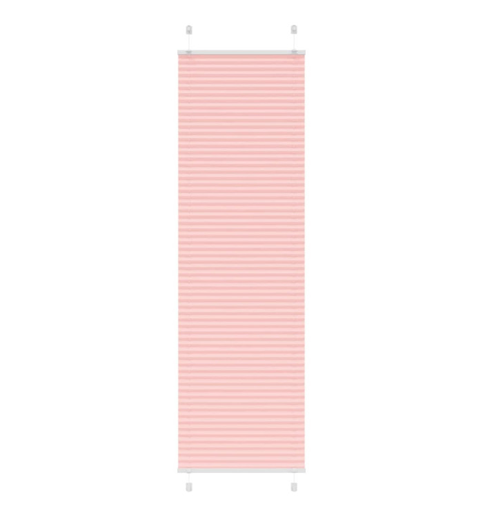 Store plissé rose 65x200 cm largeur du tissu 64,4 cm polyester | Mobilier & Déco