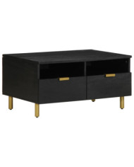 Table basse noir 80x54x40 cm bois d'ingénierie | Mobilier & Déco