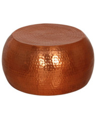 Table basse laiton Ø55x28 cm aluminium | Mobilier & Déco
