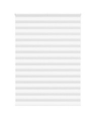 Store zèbre blanc 155x200 cm largeur du tissu 150,9cm polyester | Mobilier & Déco