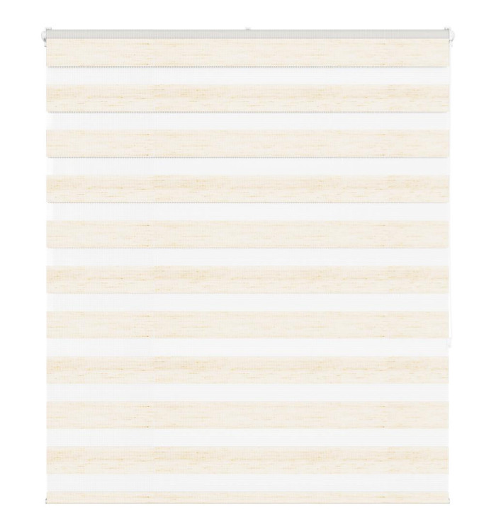 Store zèbre beige marbré largeur du tissu 115,9 cm polyester | Mobilier & Déco