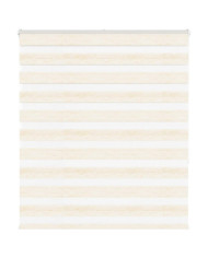 Store zèbre beige marbré largeur du tissu 115,9 cm polyester | Mobilier & Déco